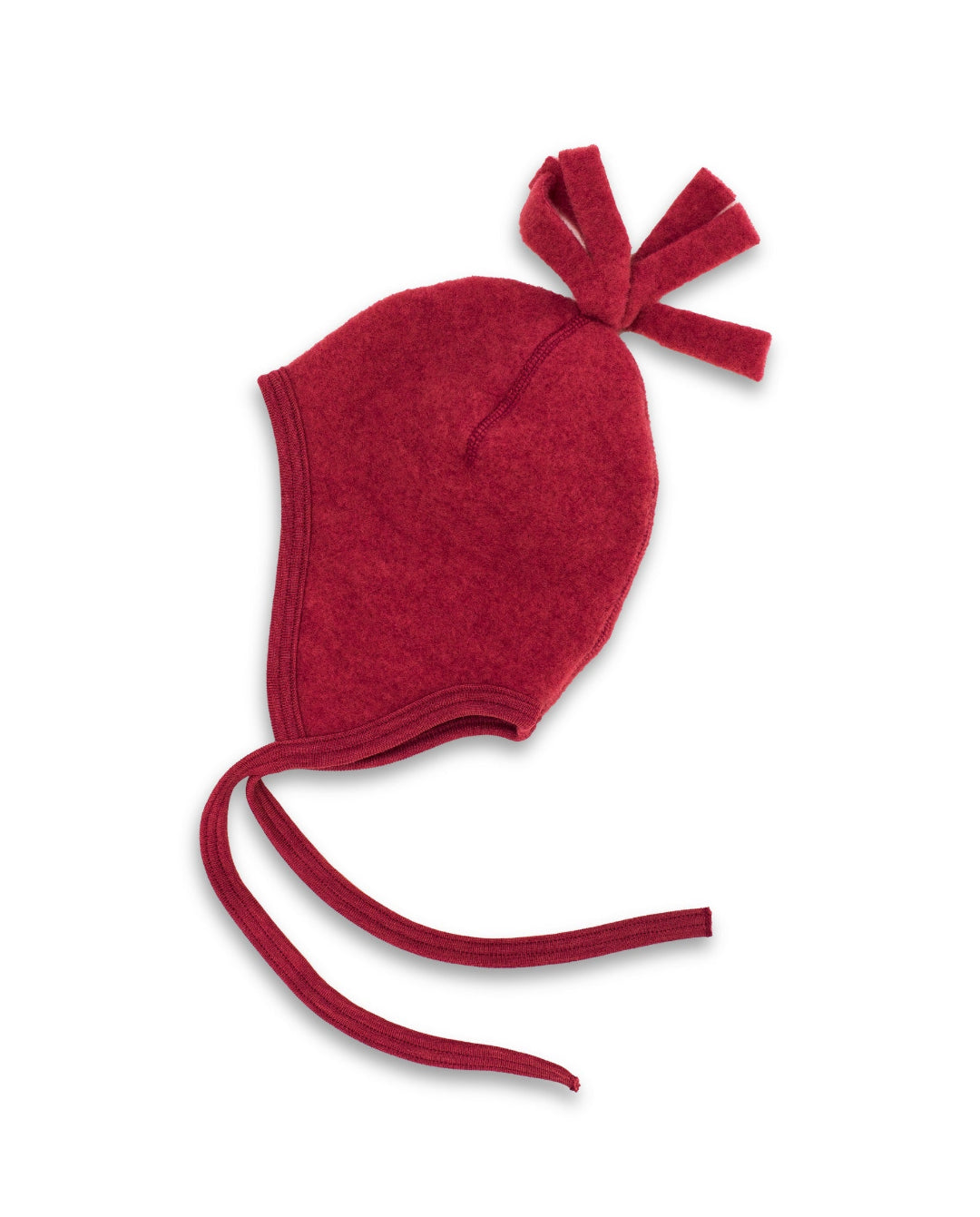 Engel wool fleece hat with tassel in jasper melange