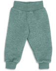 Engel boiled wool pants in jade melange