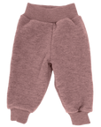 Engel boiled wool pants in rose melange