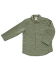 Boiled wool shirt jacket