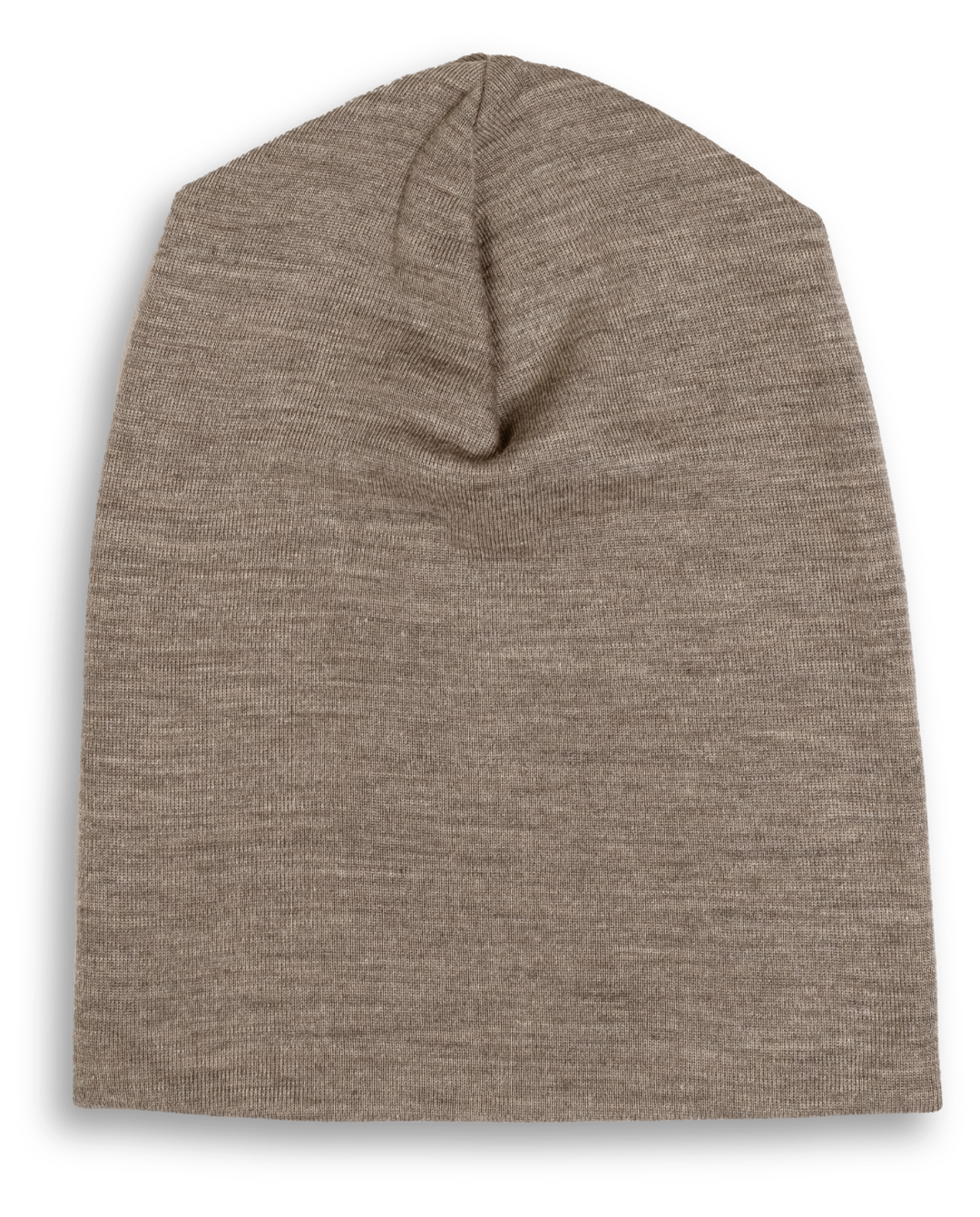 Engel wool-silk beanie in walnut