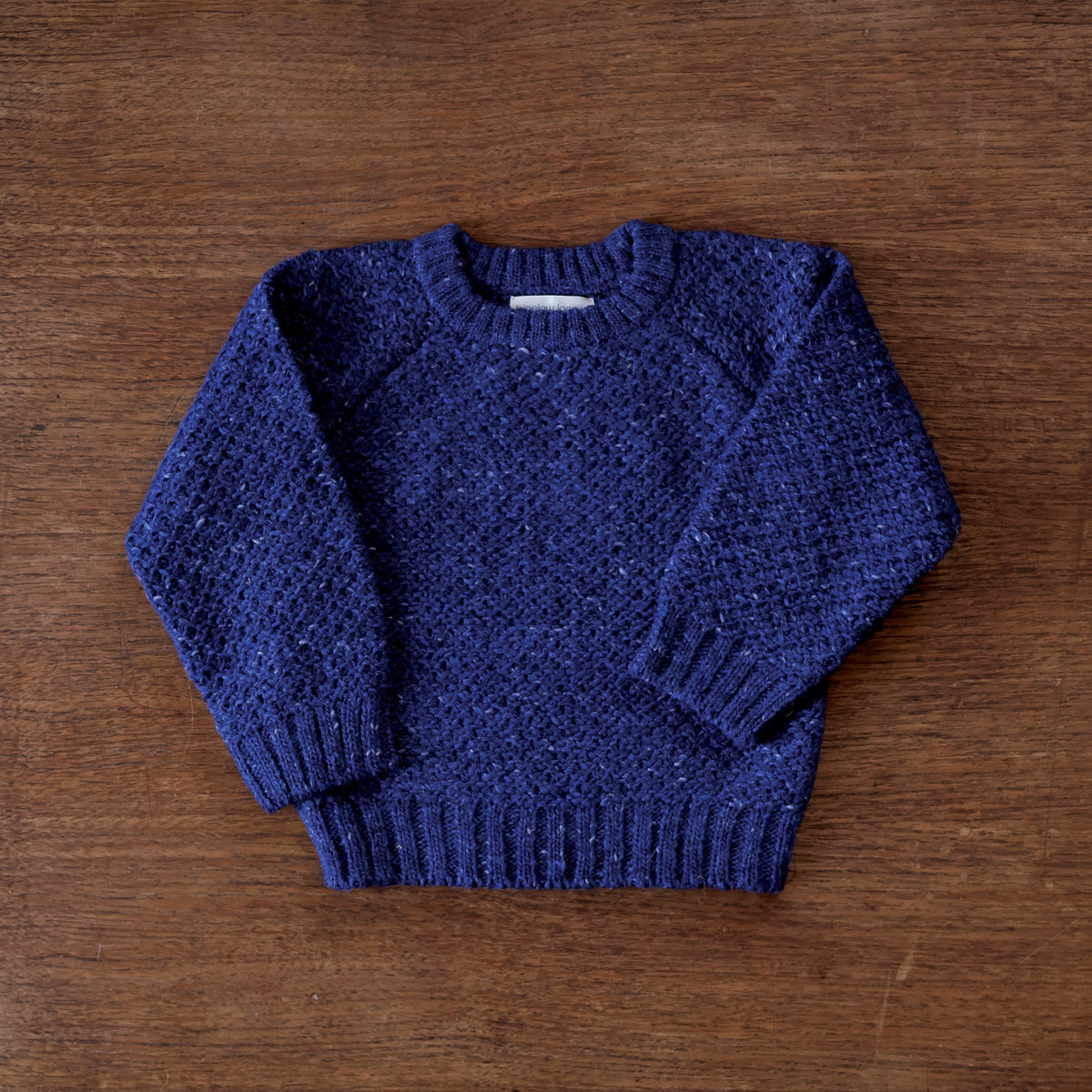 Bigelow Lane alpaca-wool Tuck sweater in midnight