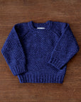 Bigelow Lane alpaca-wool Tuck sweater in midnight