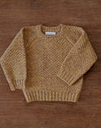 Bigelow Lane alpaca-wool Tuck sweater in wheat