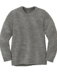 Disana Aran wool sweater in gray