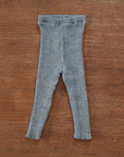 Disana ribbed wool winter leggings in gray