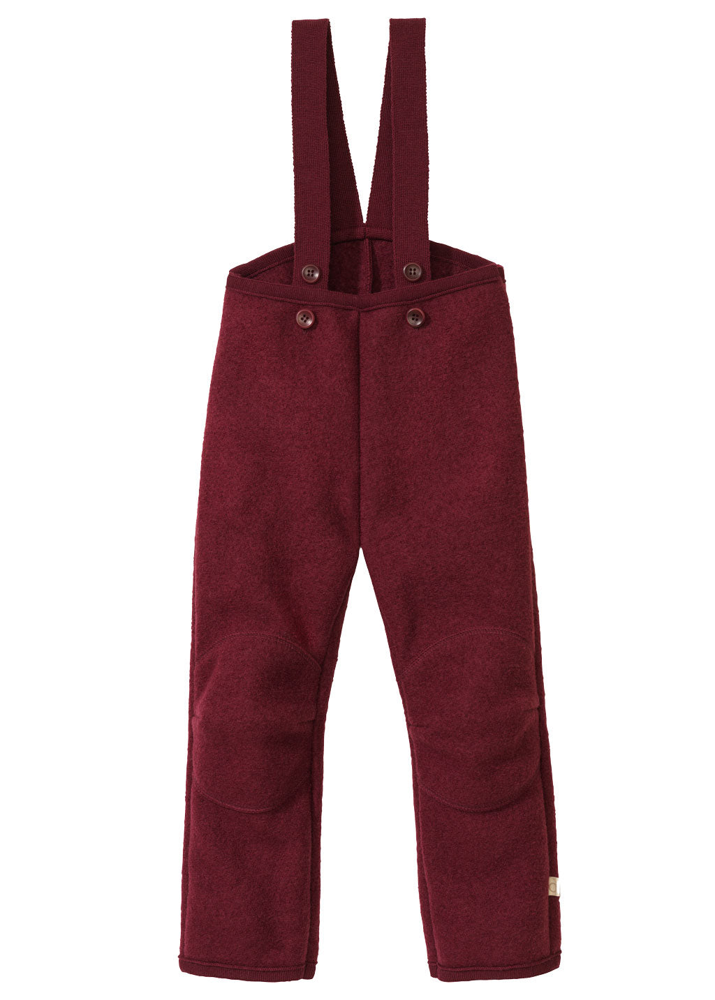 Disana boiled wool trousers in cassis