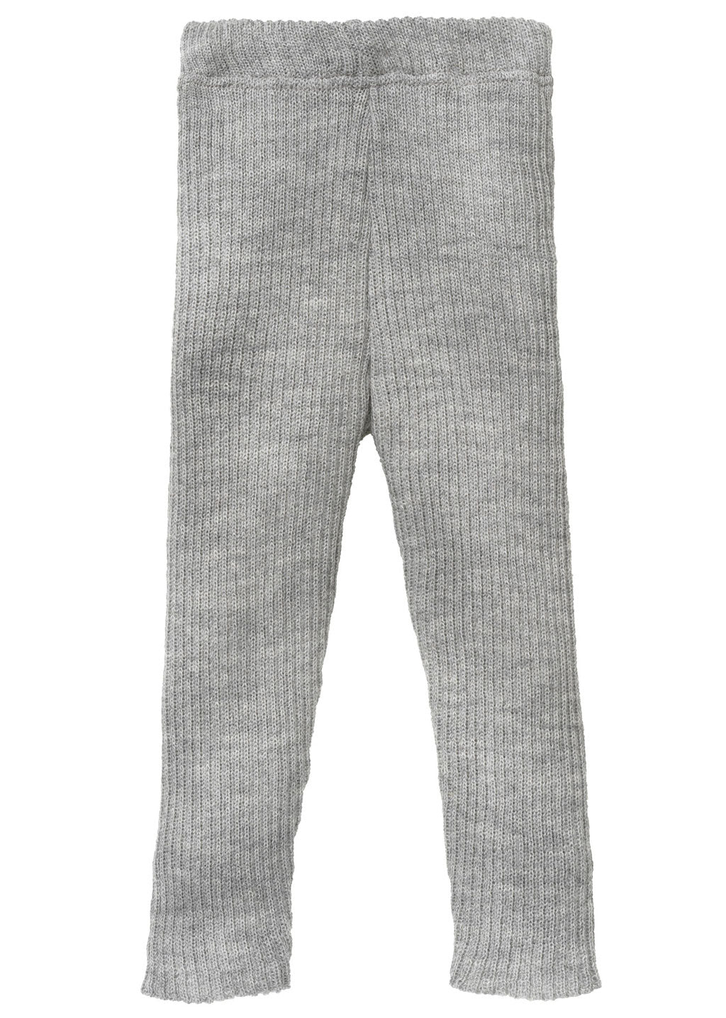 Disana ribbed wool winter leggings in gray