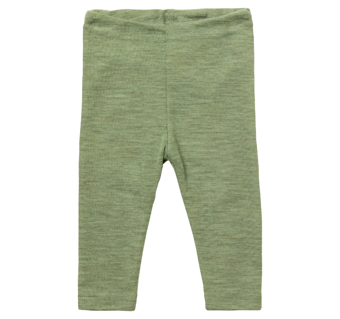 Engel 100% wool baby leggings in sage heather
