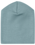 Engel wool-silk beanie in slate blue