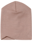Engel wool-silk beanie in dusty rose