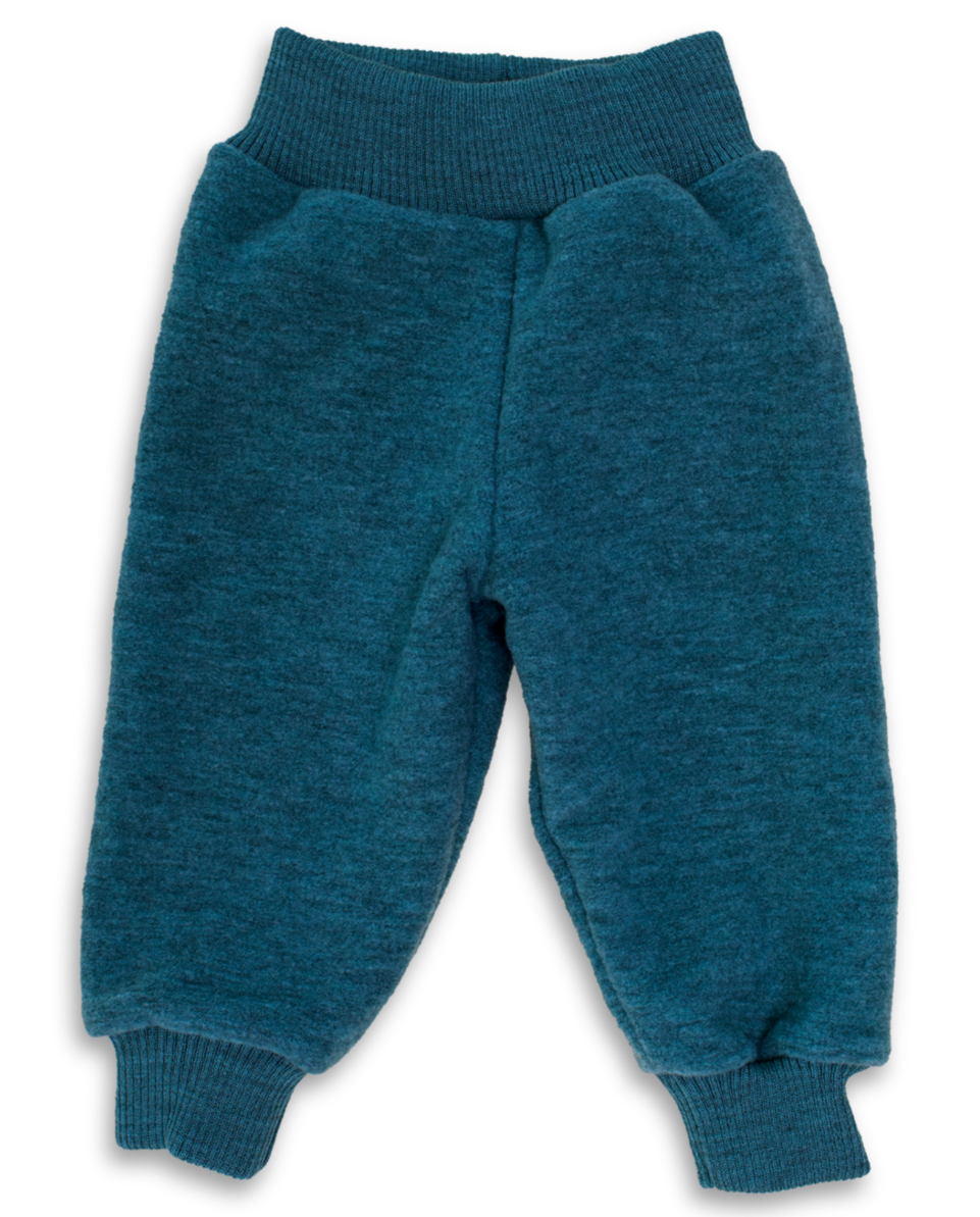 Engel boiled wool pants in pacific melange