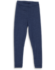 Engel children's wool-silk leggings in navy