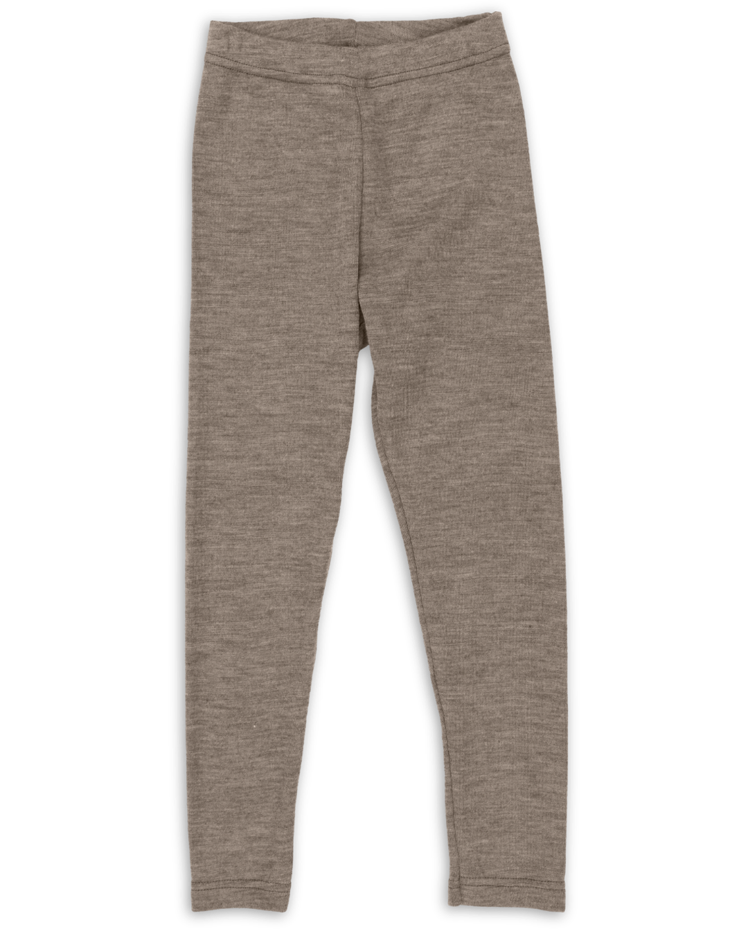 Engel children's wool-silk leggings in walnut