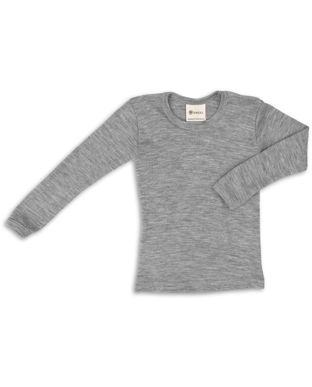 Engel long sleeve shirt in gray, made of a wool silk blend