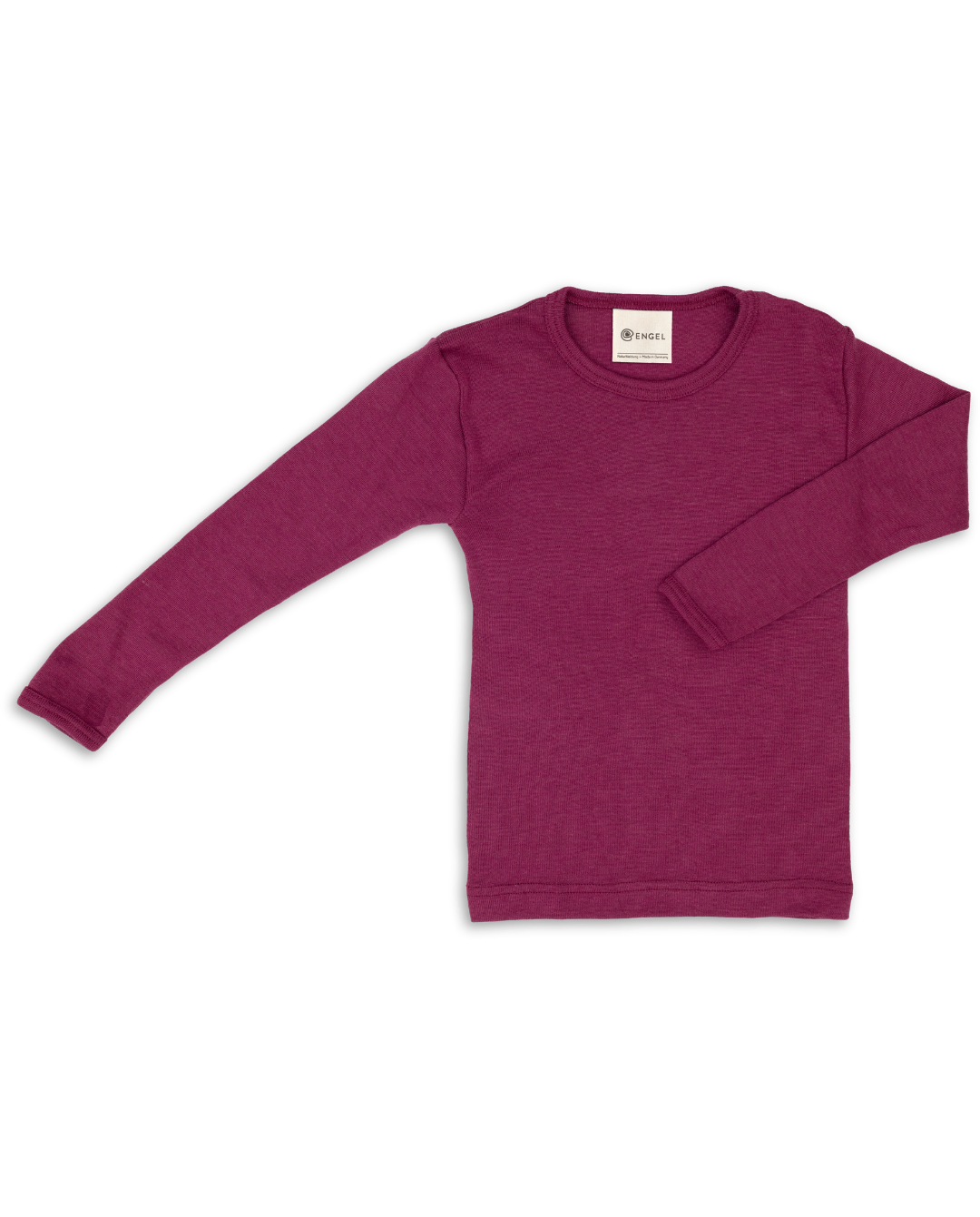 Engel long sleeve shirt in orchid, made of a wool silk blend