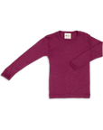 Engel long sleeve shirt in orchid, made of a wool silk blend