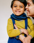 Lifestyle photo of toddler in loop scarf