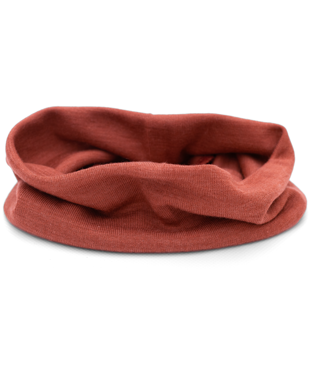 Engel wool-silk loop scarf in copper