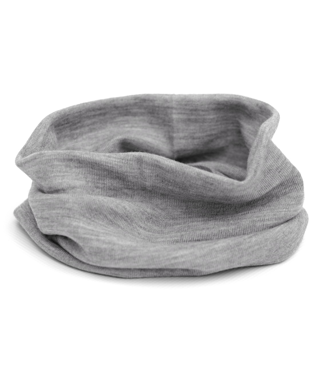 Engel wool-silk loop scarf in gray