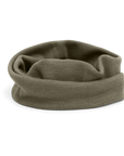 Engel wool-silk loop scarf in olive