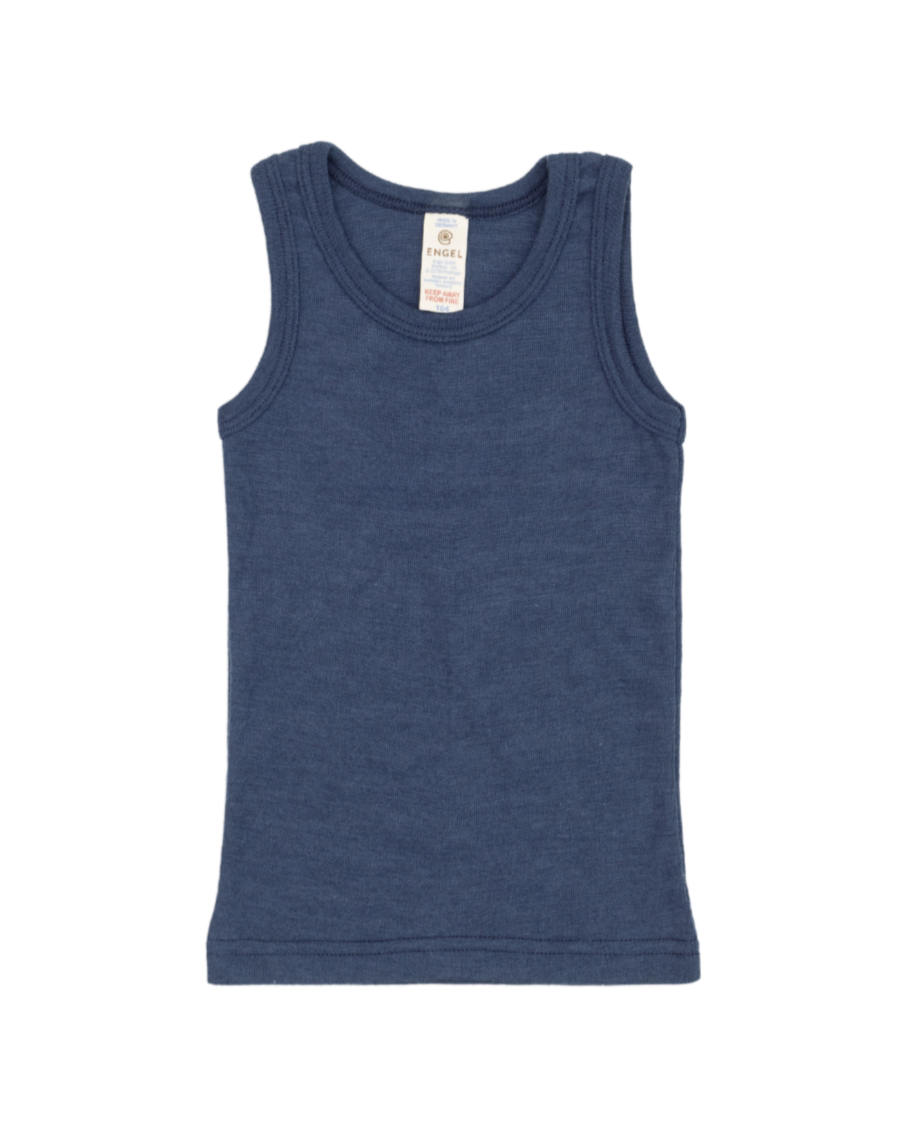 Engel wool/silk children&#39;s tank in navy 