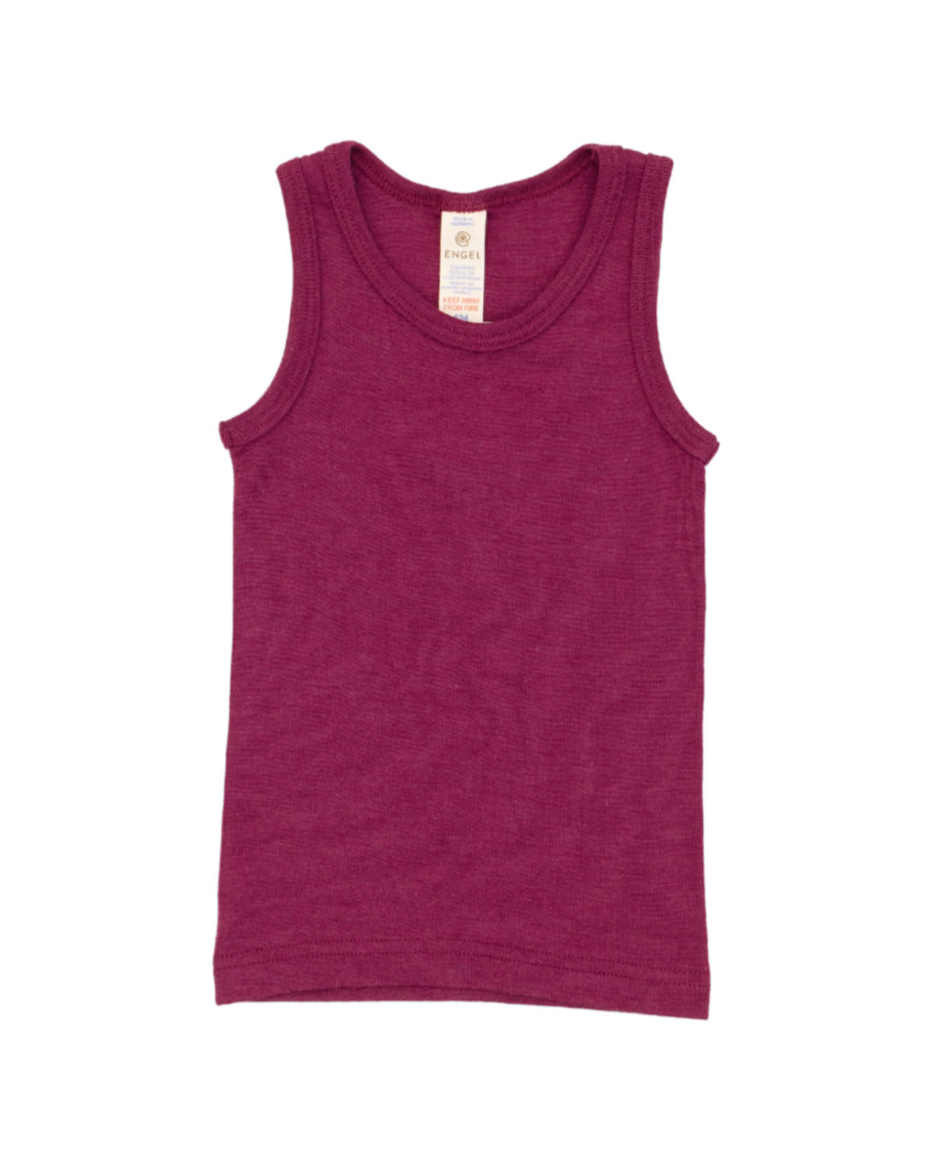 Engel wool/silk children&#39;s tank in orchid 