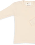 Engel 100% wool kids shirt in natural