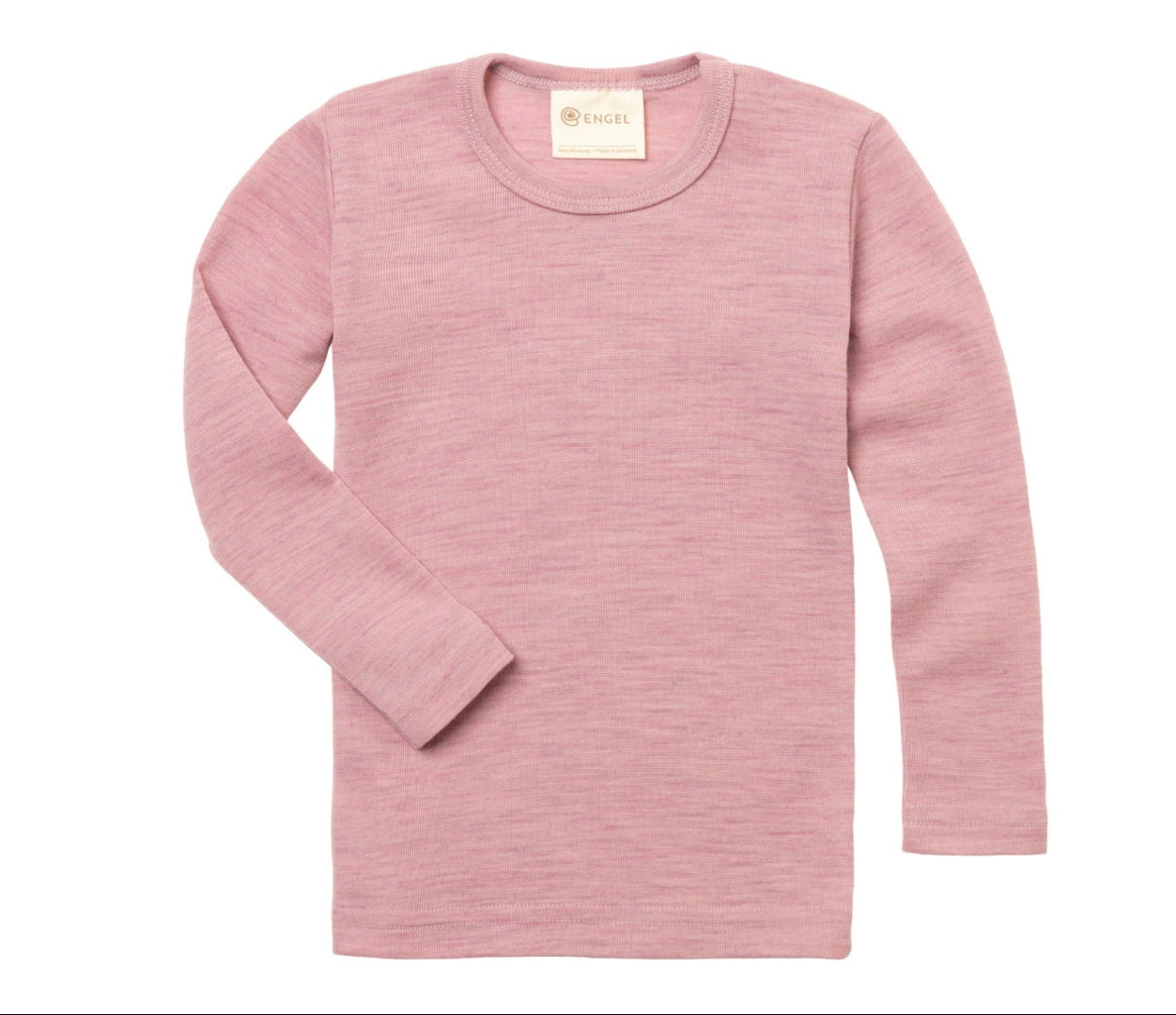 Engel 100% wool shirt in rose heather