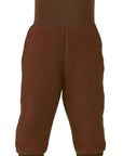 Engel wool fleece pants in cinnamon melange 