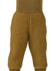 Engel wool fleece pants in saffron melange 