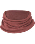 Engel silk wool loop scarf in copper
