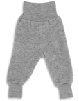 Engel wool fleece pants in gray melange 