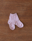 Grodo organic cotton socks in misty rose