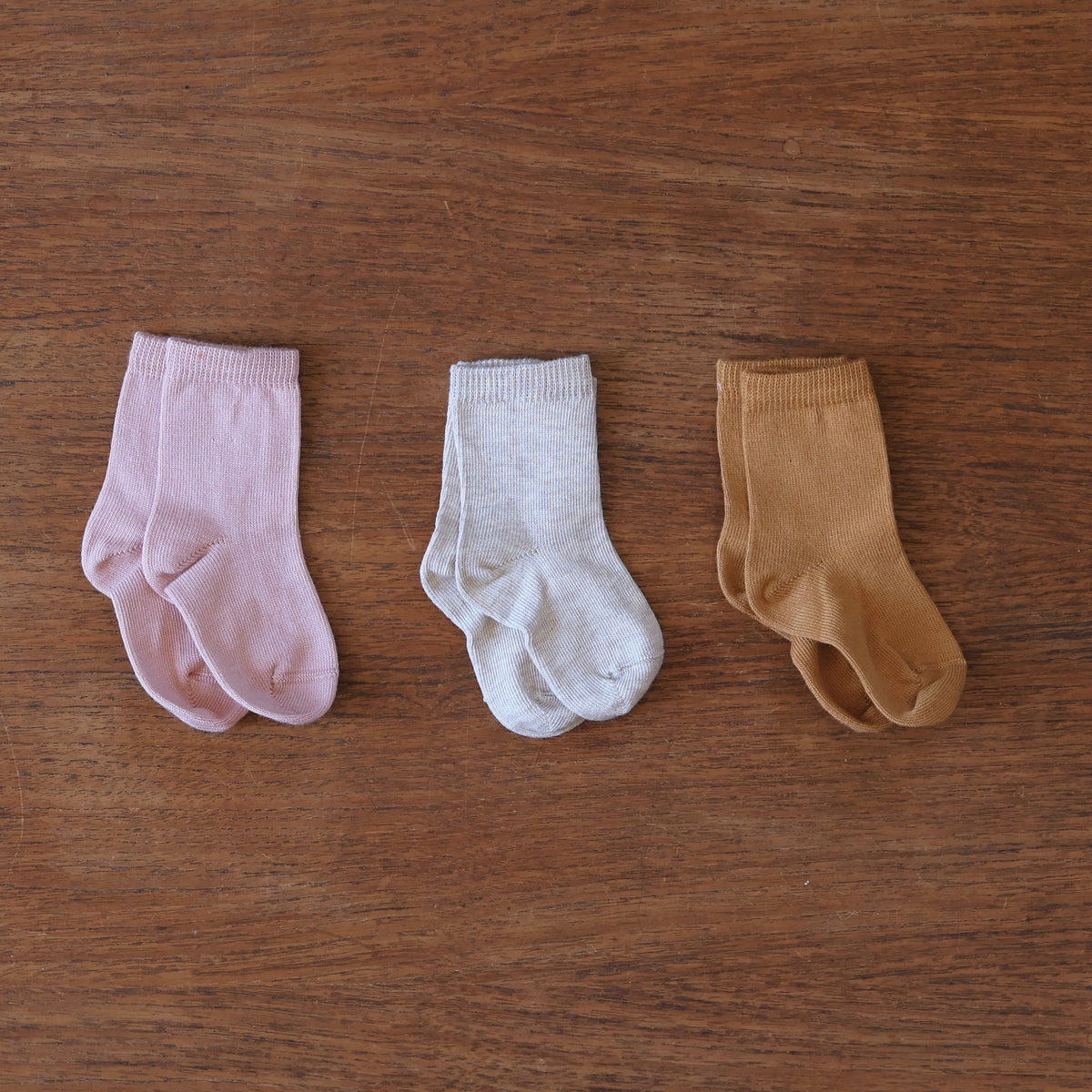 Organic cotton baby ankle socks