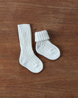 Thick ribbed wool baby socks