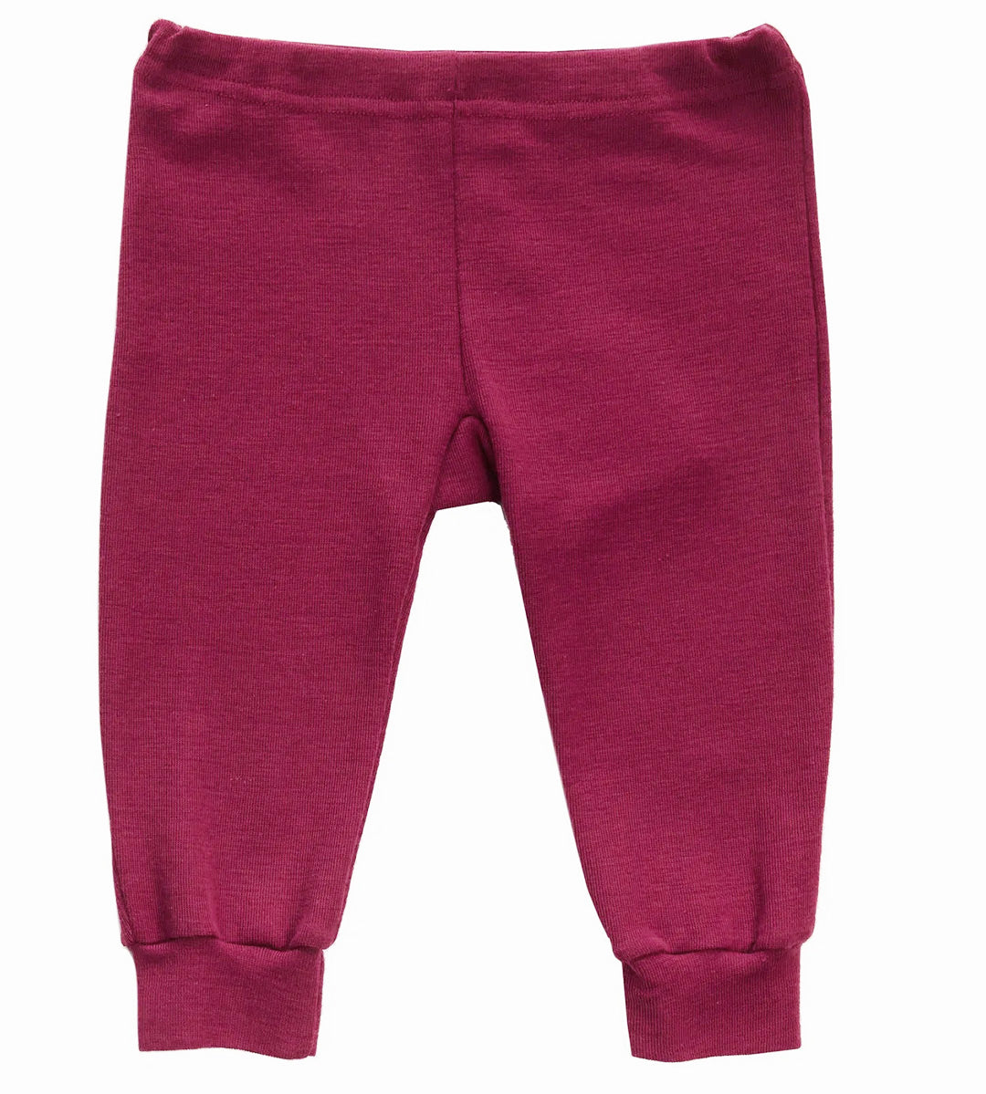 Hocosa wool/silk baby pants in ruby  