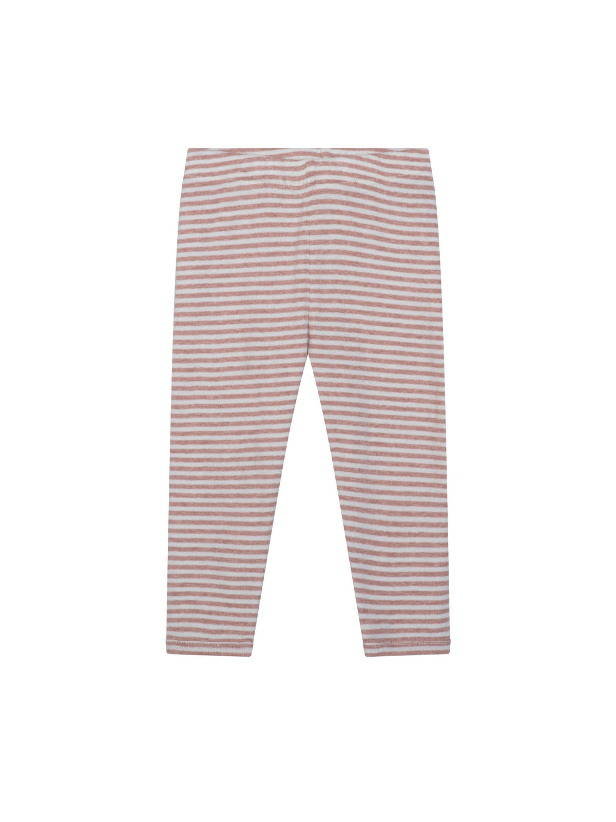Serendipity organic cotton clay striped baby leggings