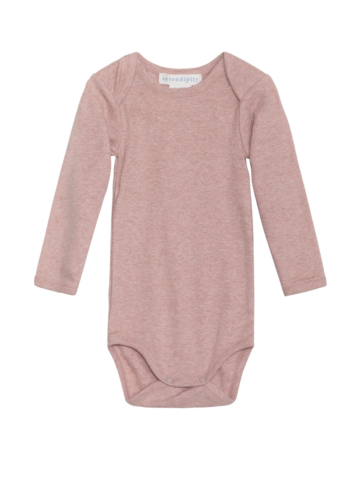 Serendipity's organic cotton clay long sleeved bodysuit