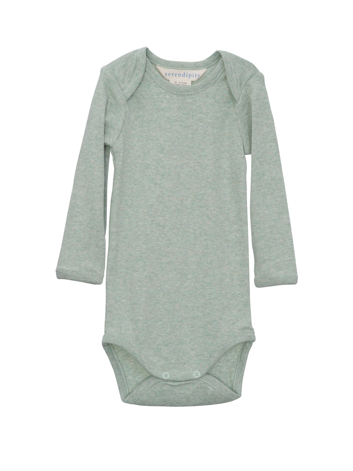 Serendipity's organic cotton jade long sleeved bodysuit