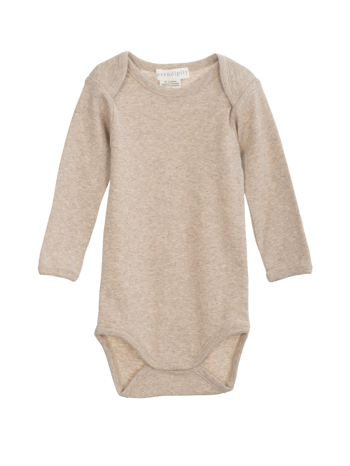 serendipity organic cotton body suit in oat