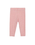 Serendipity's organic cotton coral baby leggings