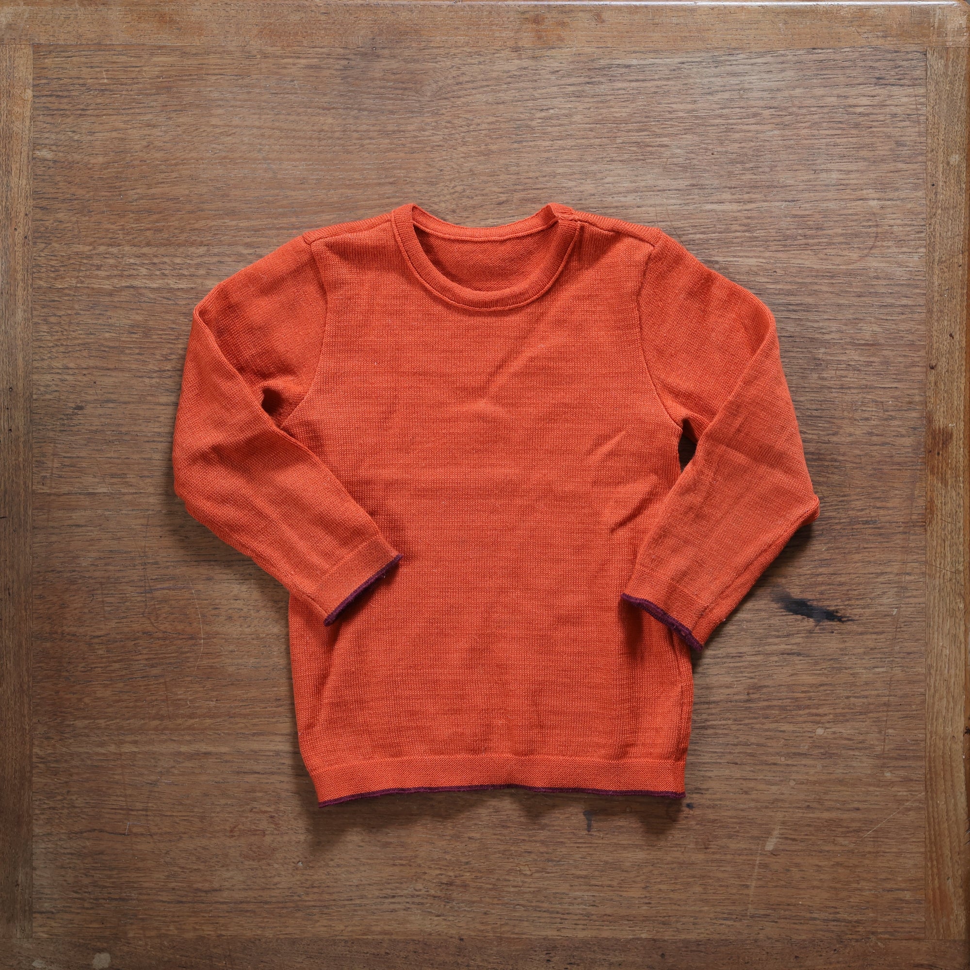 Disana midweight sweater in orange 