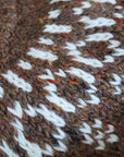 Close up of the chestnut  Bigelow Lane sweater