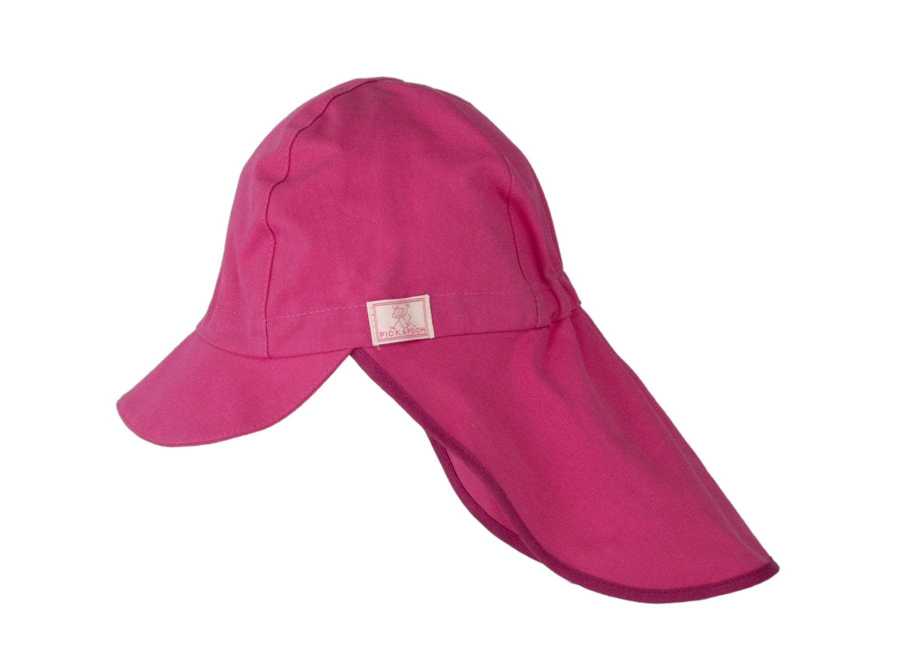 Pickapooh Legionar organic cotton sun hat in azalea