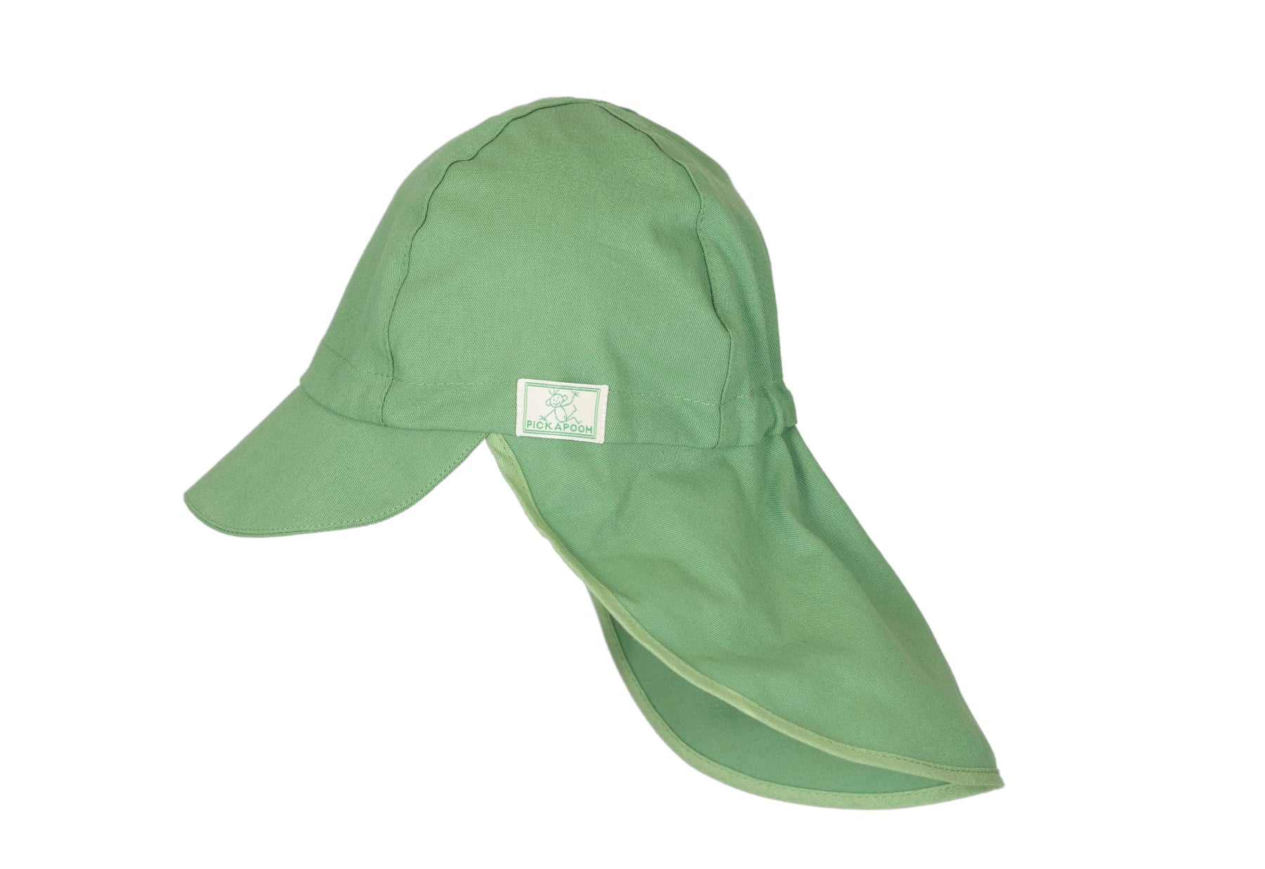 Pickapooh Legionar organic cotton sun hat in snap pea