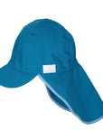 Pickapooh Legionar organic cotton sun hat in teal