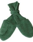 Reiff wool fleece mittens in sage