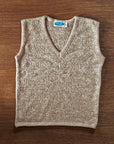 Reiff wool kids vest in sand