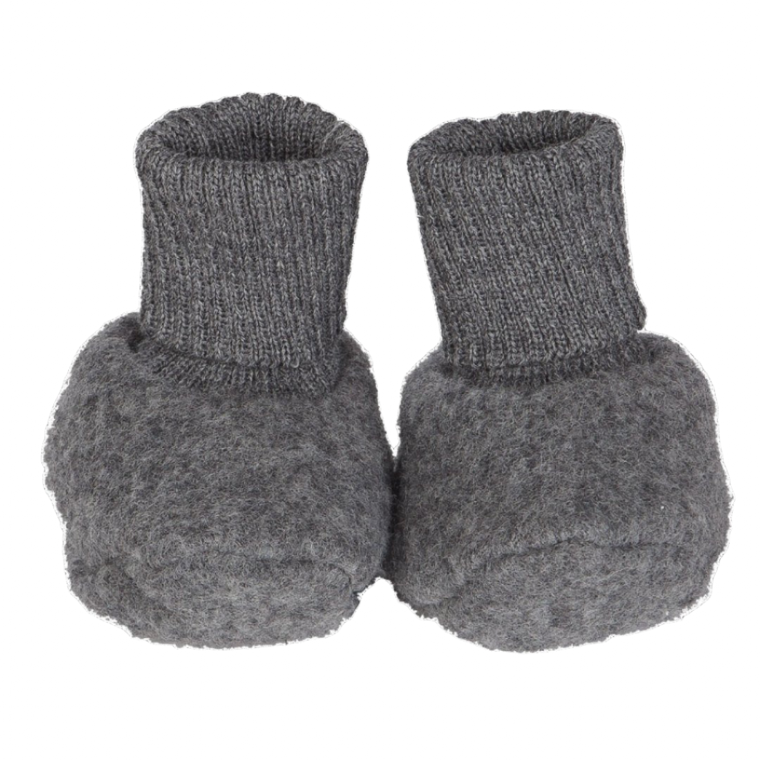 Reiff wool booties in gray